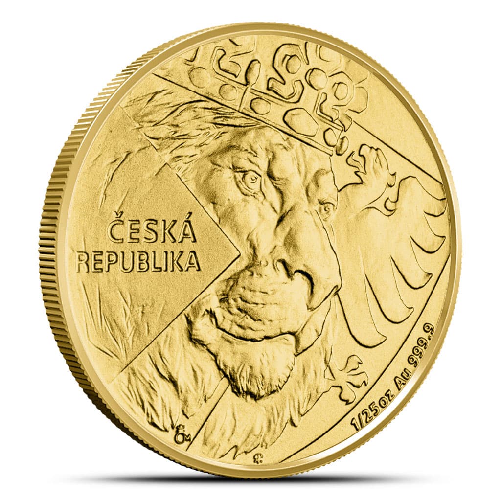 2024 1/25 oz Niue Czech Lion Gold Coin (BU)