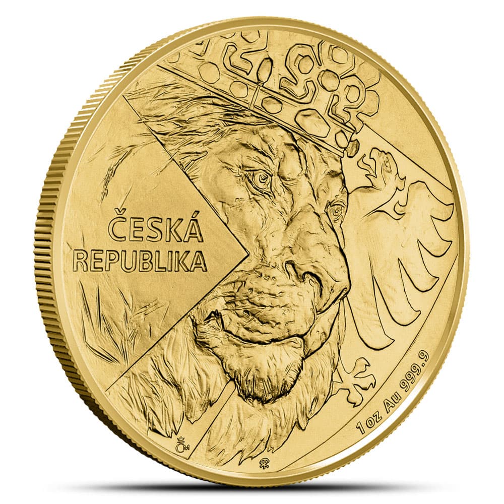 2024 1 oz Niue Czech Lion Gold Coin (BU)