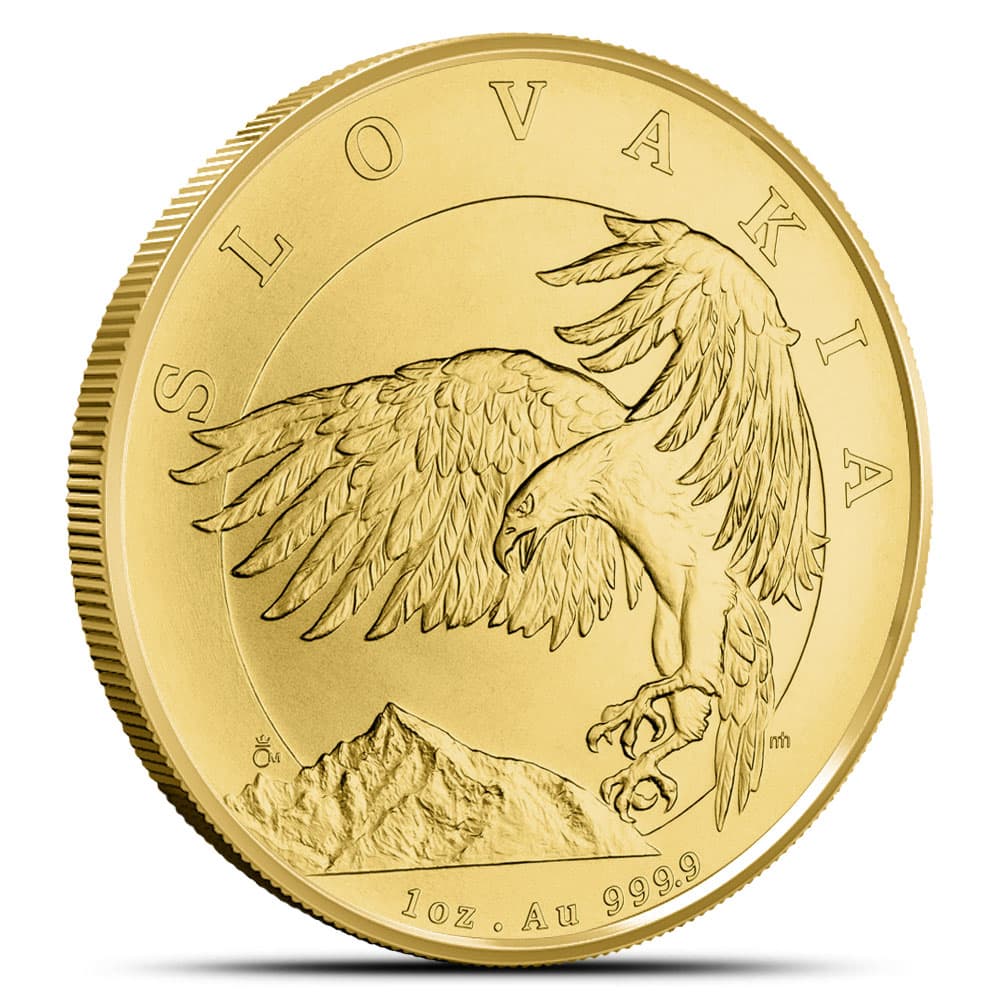 2024 1 oz Niue Gold Slovakia Eagle Coin (BU)