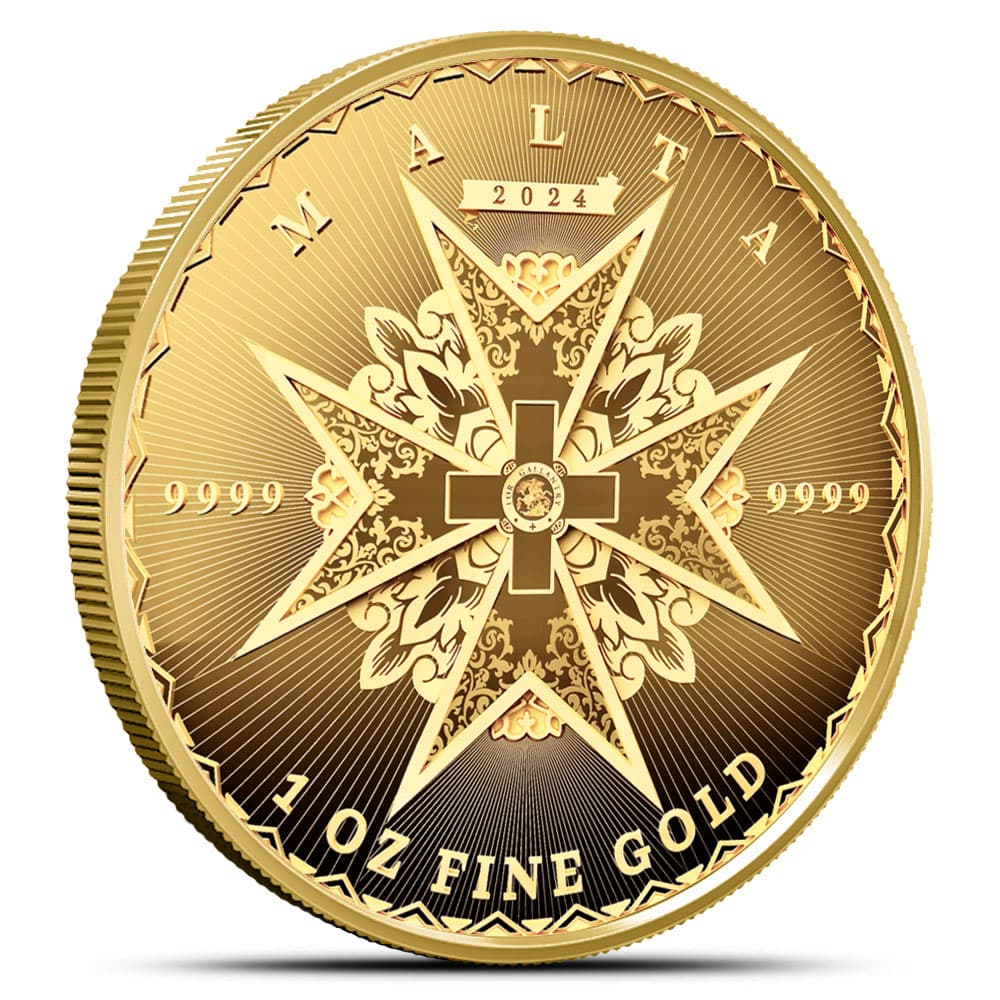 2024 1 oz Malta Gold Maltese Cross Coin (BU)