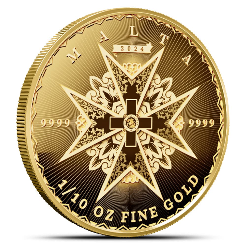 2024 1/10 oz Malta Gold Maltese Cross Coin (BU)