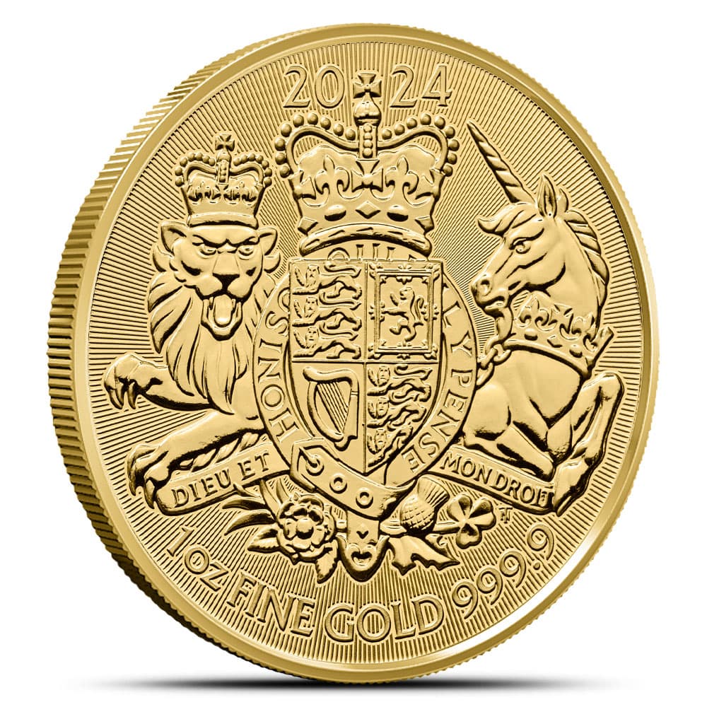 2024 1 oz British Gold Royal Arms Coin (BU)