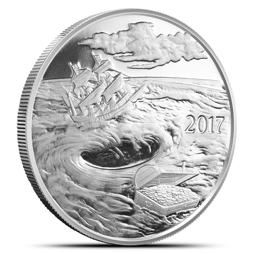 2017 1 oz Whirlpool Silverbug Silver Round (New)