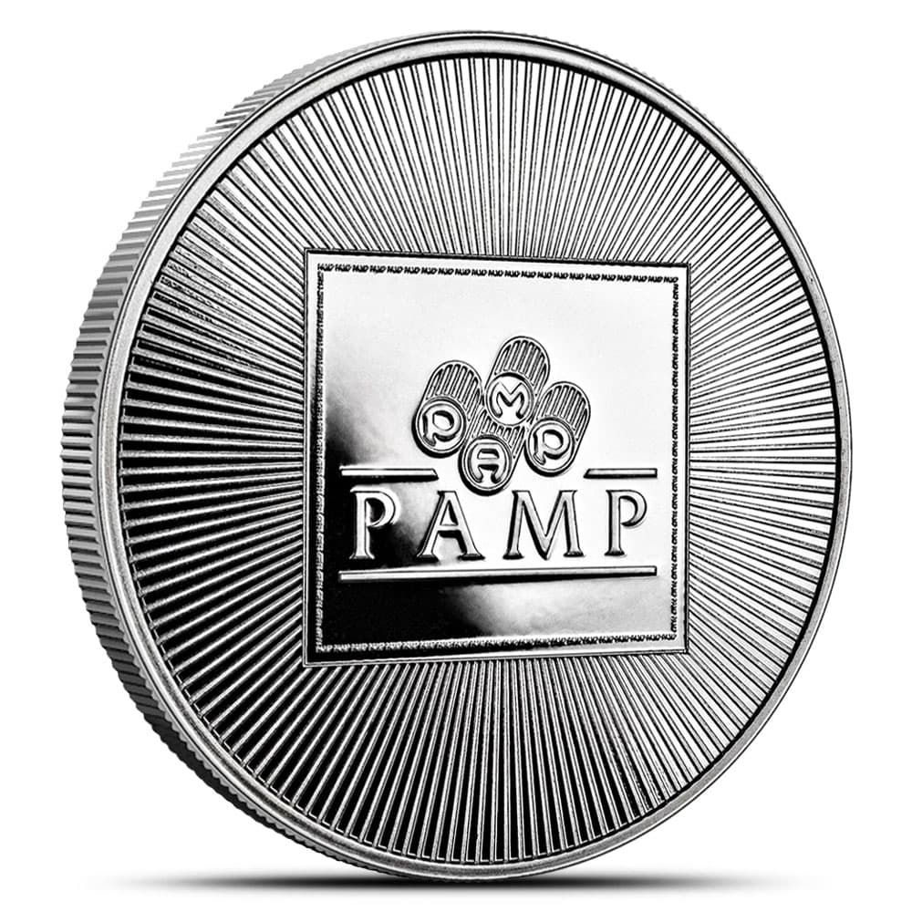 1 oz PAMP Suisse Silver Round (Proof-Like, New) - Jun 18, 2024