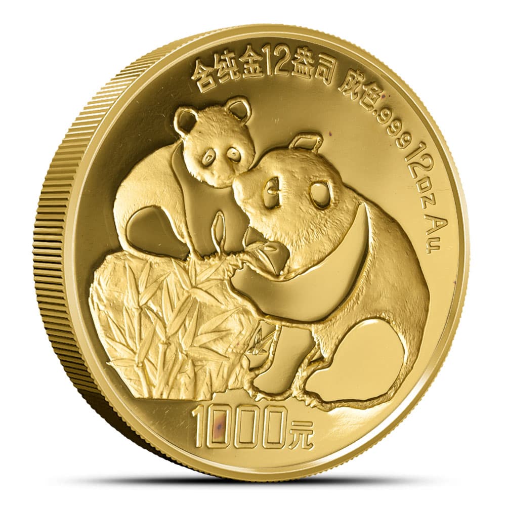 1987 12 oz Chinese Gold Panda Coin (Box + CoA)