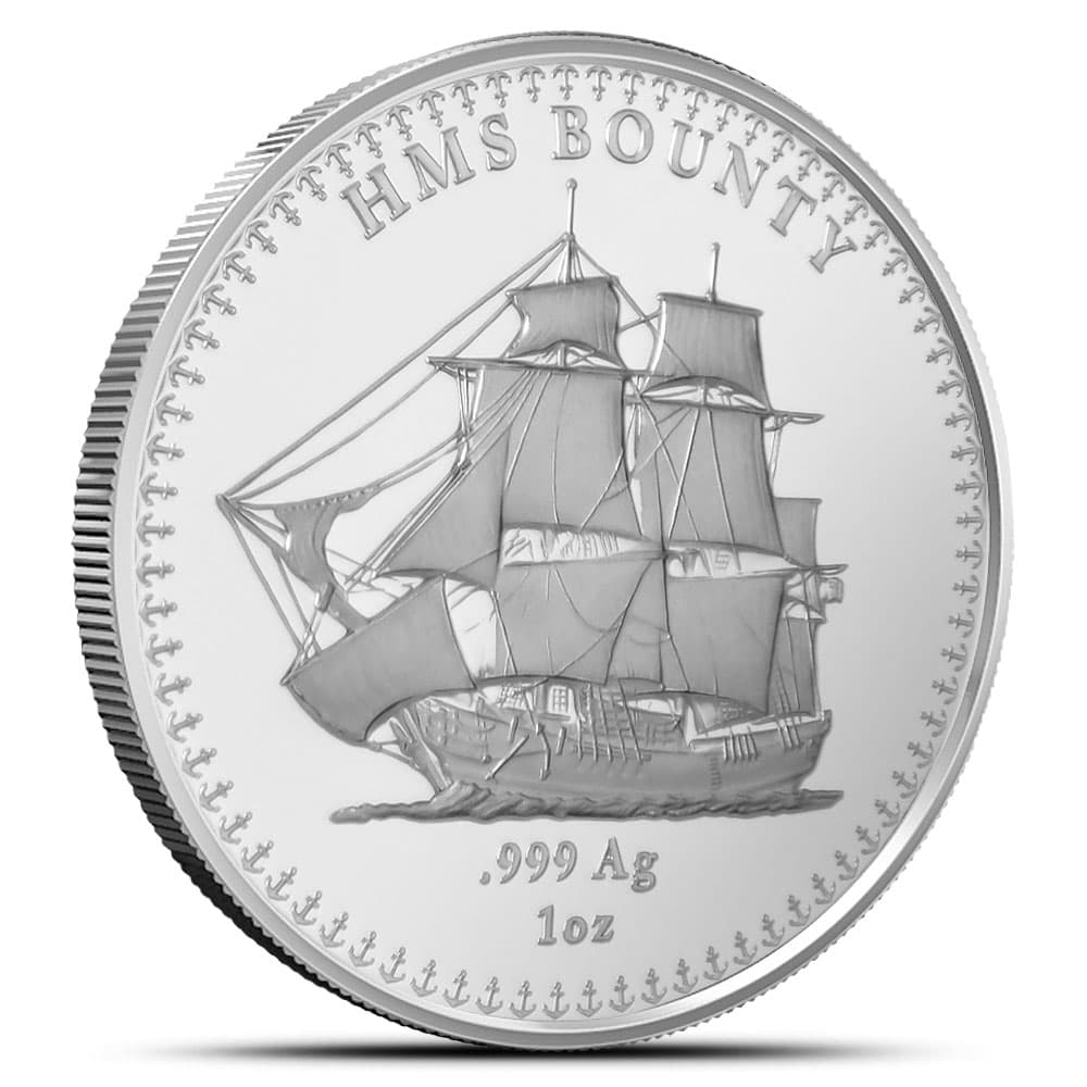 2024 1 oz Proof Pitcairn Islands Silver Bounty Coin (Box + CoA)