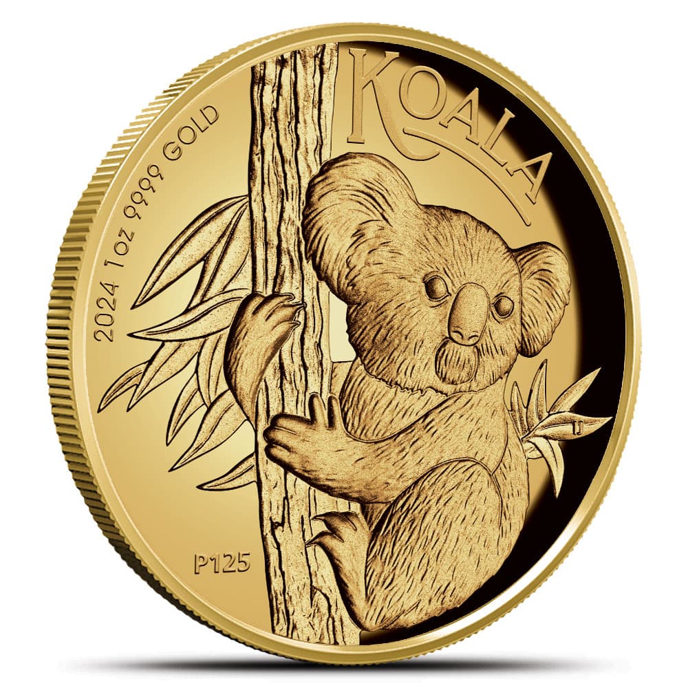 2024 1 oz Proof Australian Gold Koala Coin (High Relief)