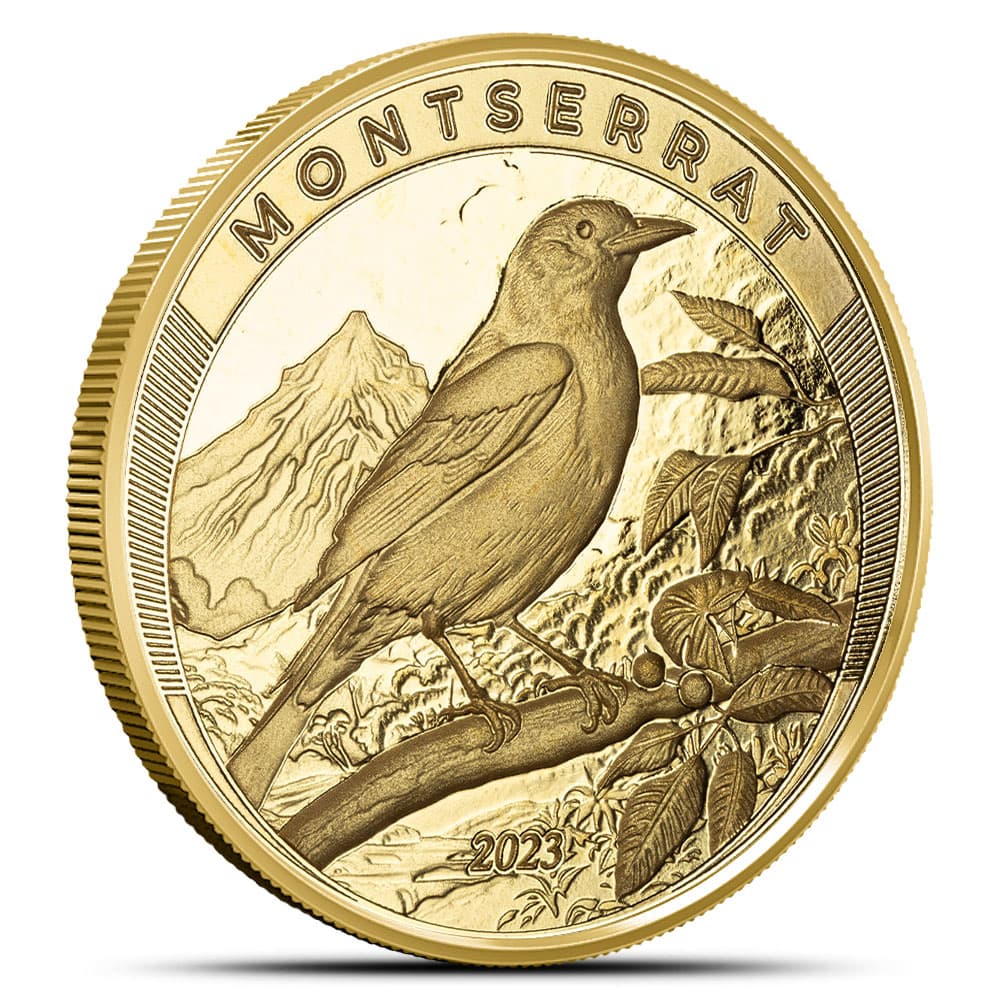 2023 1 oz EC8 Gold Montserrat Oriole Coin (BU)