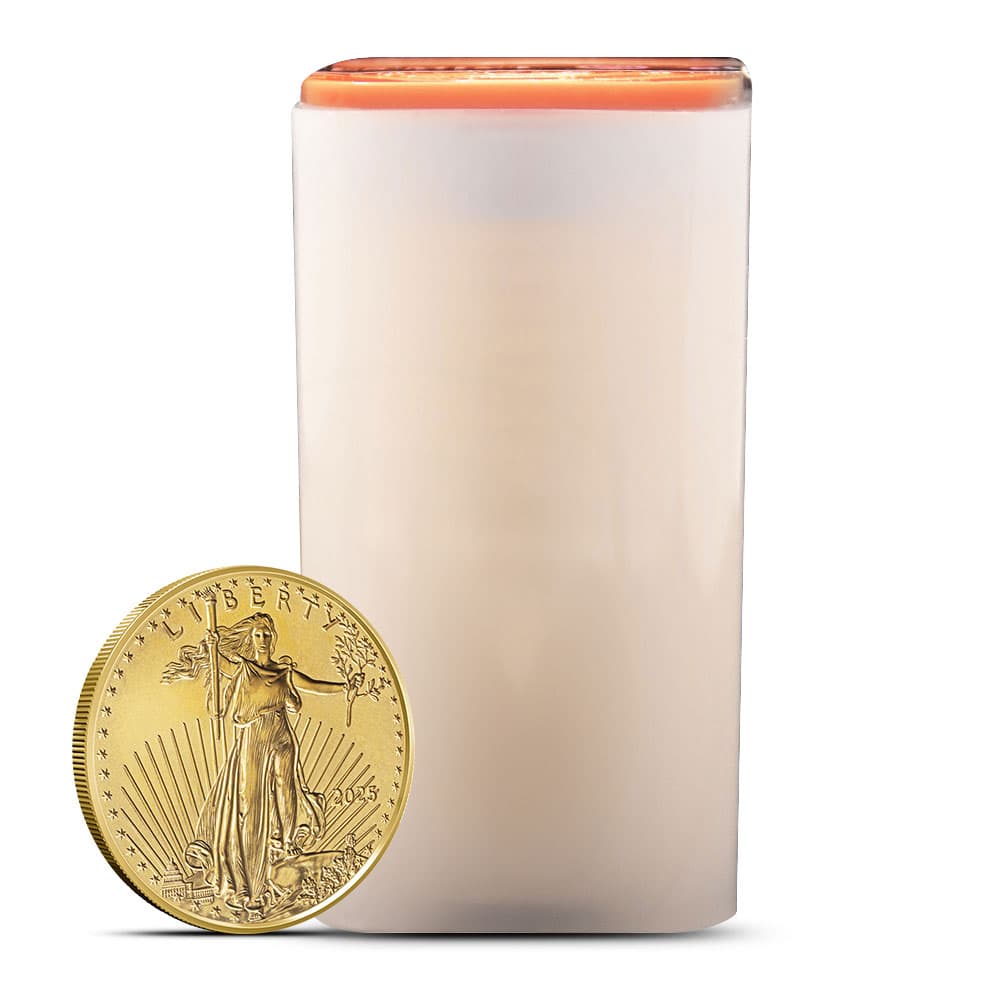 2025 1 oz American Gold Eagle Tube (20 Coins, BU) - Jan 14, 2025