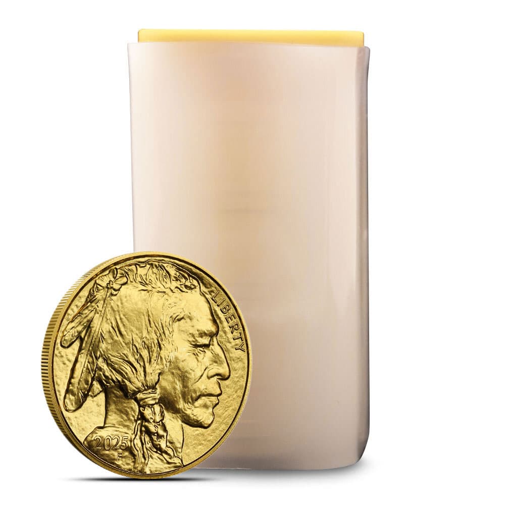 2025 1 oz American Gold Buffalo Tube (20 Coins, BU) - Jan 14, 2025