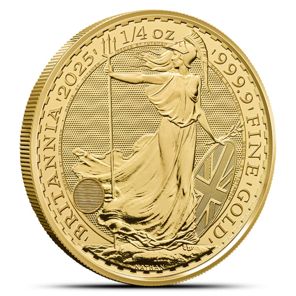 2025 1/4 oz British Gold Britannia Coin (BU)