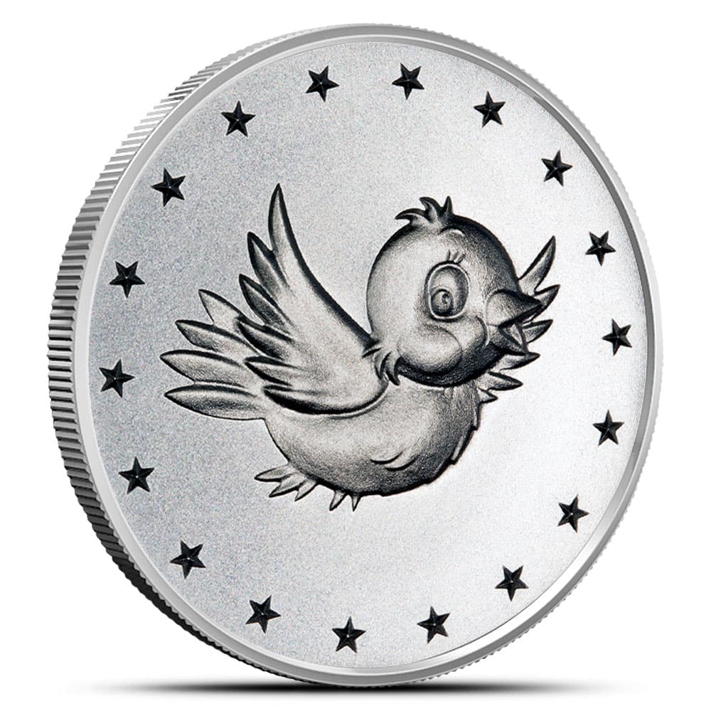 1/2 oz Mint Markers Birdie Silver Round (New)