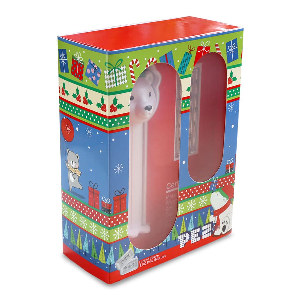 2024 30 Gram PAMP Suisse Silver Polar Bear PEZ Wafers & Dispenser (Box + CoA)