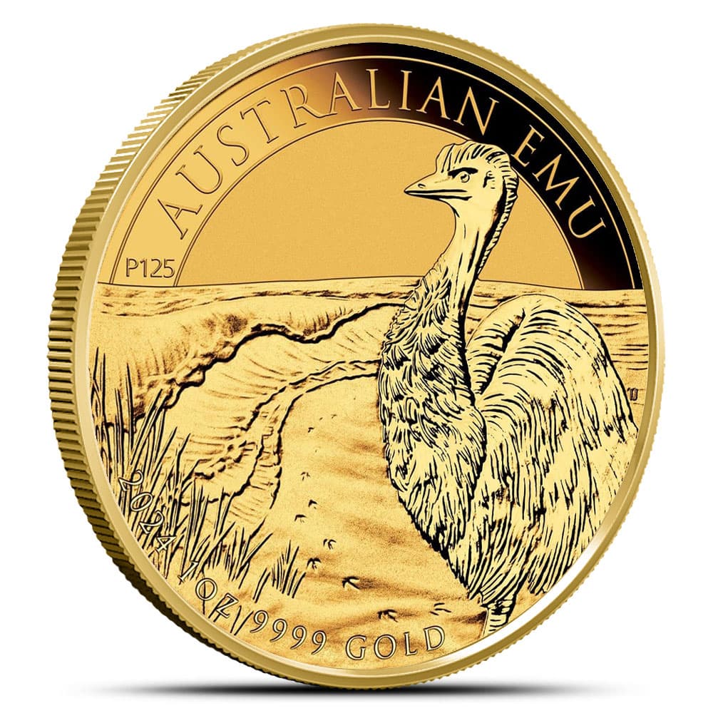 2024 1 oz Australian Gold Emu Coin (BU)