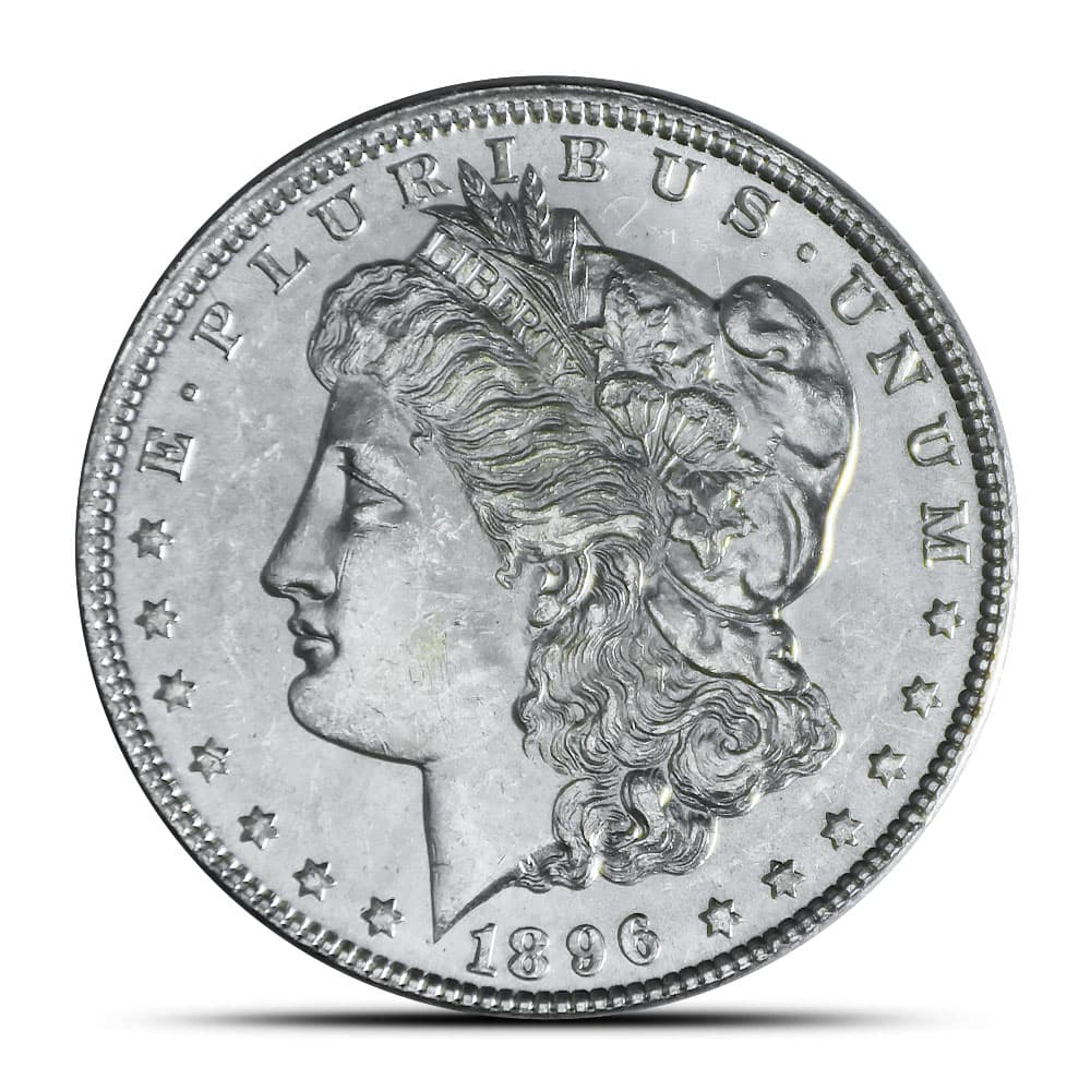 1896 Morgan Silver Dollar Coin (BU)