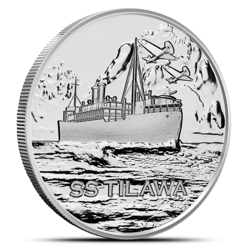 1/2 oz S.S. Tilawa Silver Round (New)