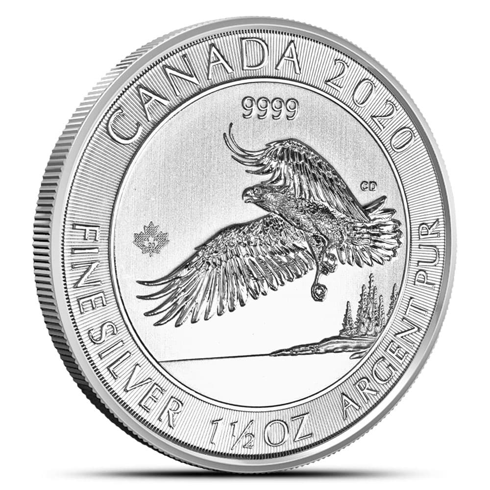 2020 1.5 oz Canadian Silver Bald Eagle Coin