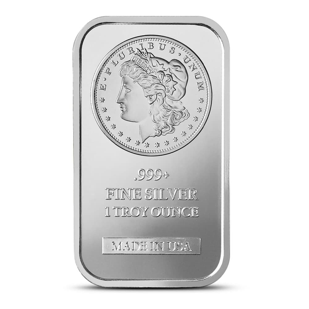 1 oz SilverTowne Morgan Silver Bar (New)