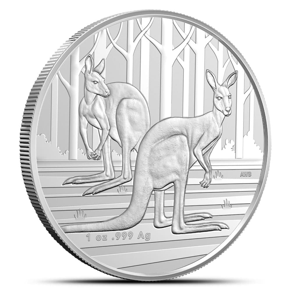 2024 1 oz Royal Australian Mint Silver Kangaroo Coin (BU)