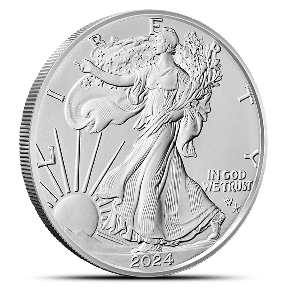 2024 (P) 1 oz Star Privy American Silver Eagle Coin (BU)