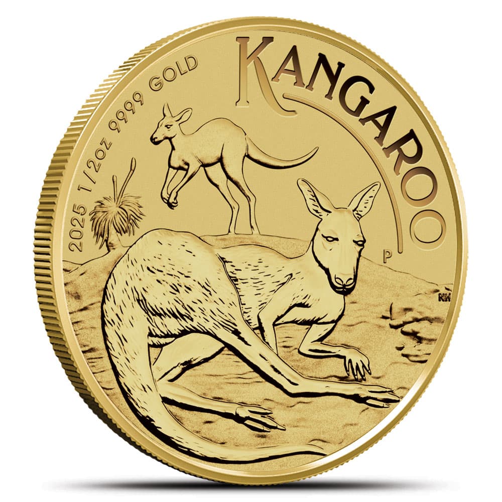 2025 1/2 oz Australian Gold Kangaroo Coin (BU) - Nov 18, 2024