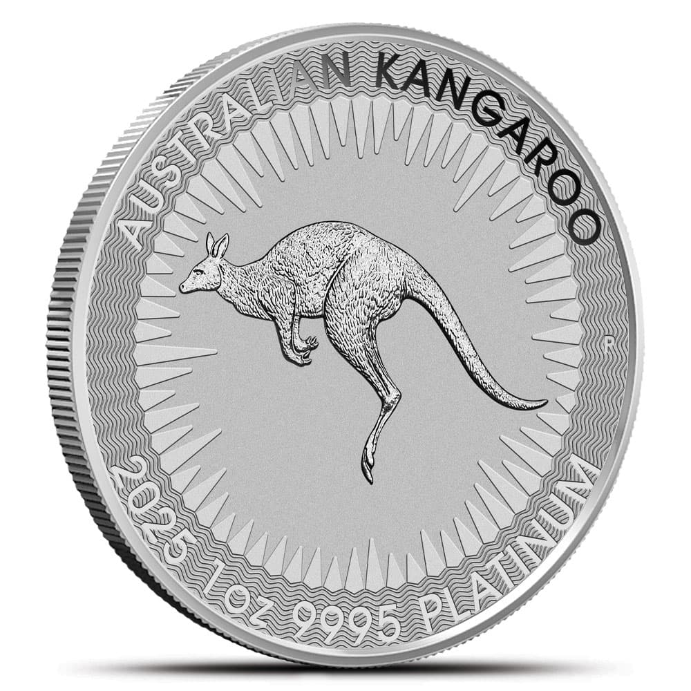 2025 1 oz Australian Platinum Kangaroo Coin (BU)