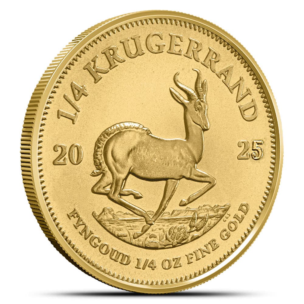 2025 1/4 oz South African Gold Krugerrand Coin (BU)