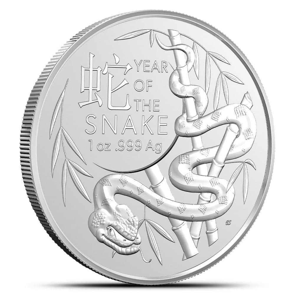 2025 1 oz Royal Australian Mint Silver Year of the Snake Coin (BU)