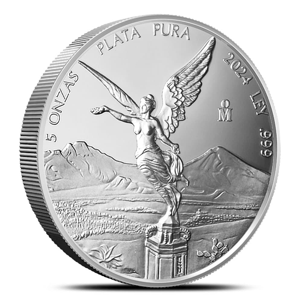 2024 5 oz Proof Mexican Silver Libertad Coin (In Capsule)