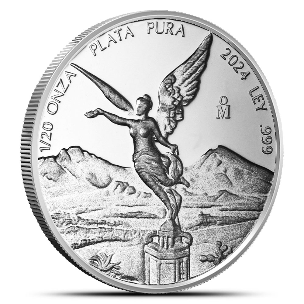 2024 1/20 oz Proof Mexican Silver Libertad Coin (In Capsule)