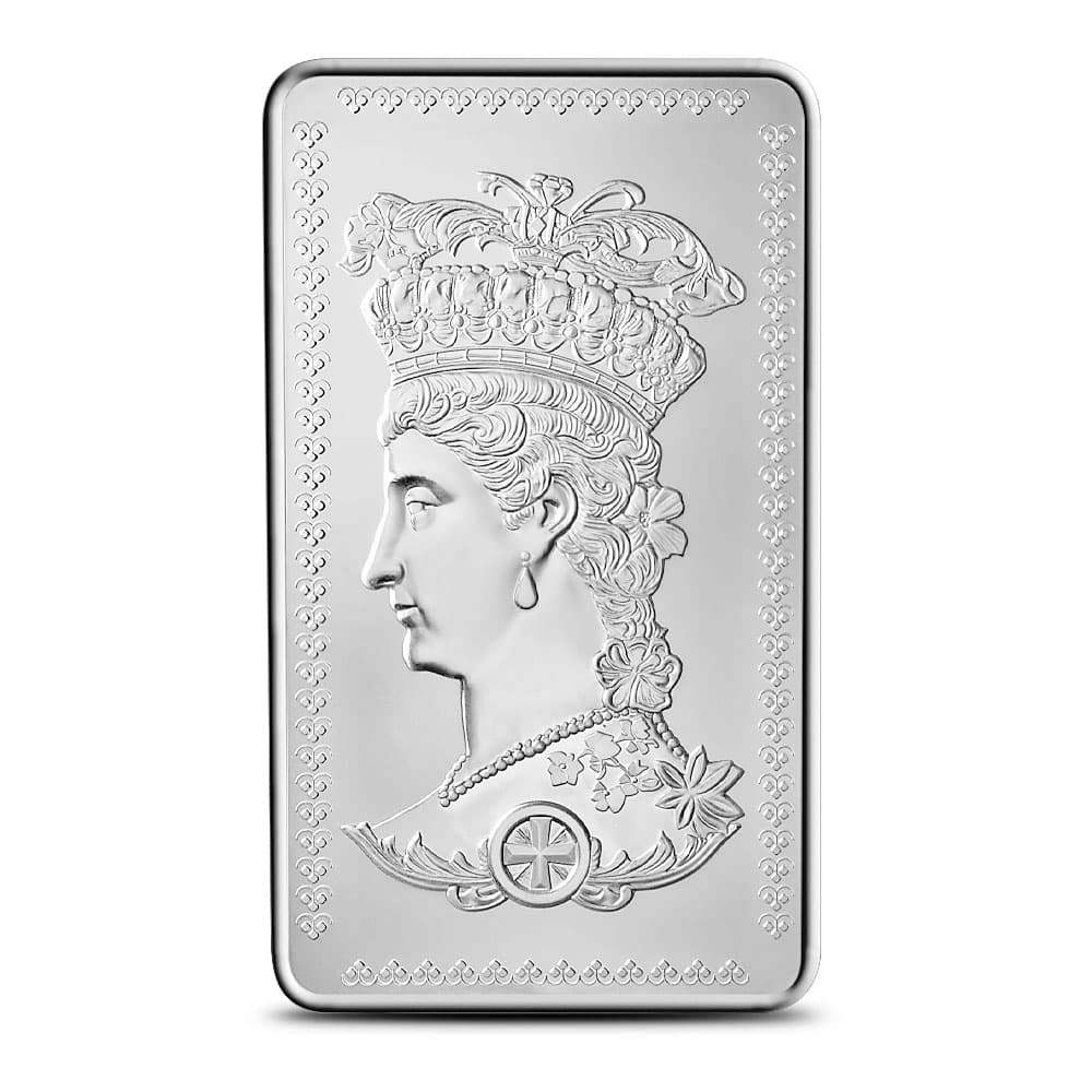 10 oz Gothic Crown Silver Bar (New)