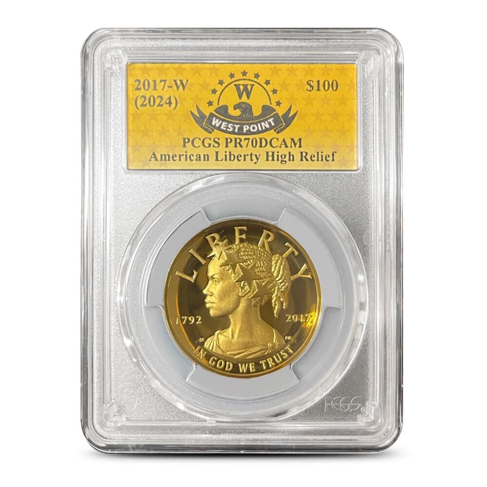 2017-W 1 oz High Relief 225th Anniversary American Liberty Gold Coin PCGS PR70 DCAM