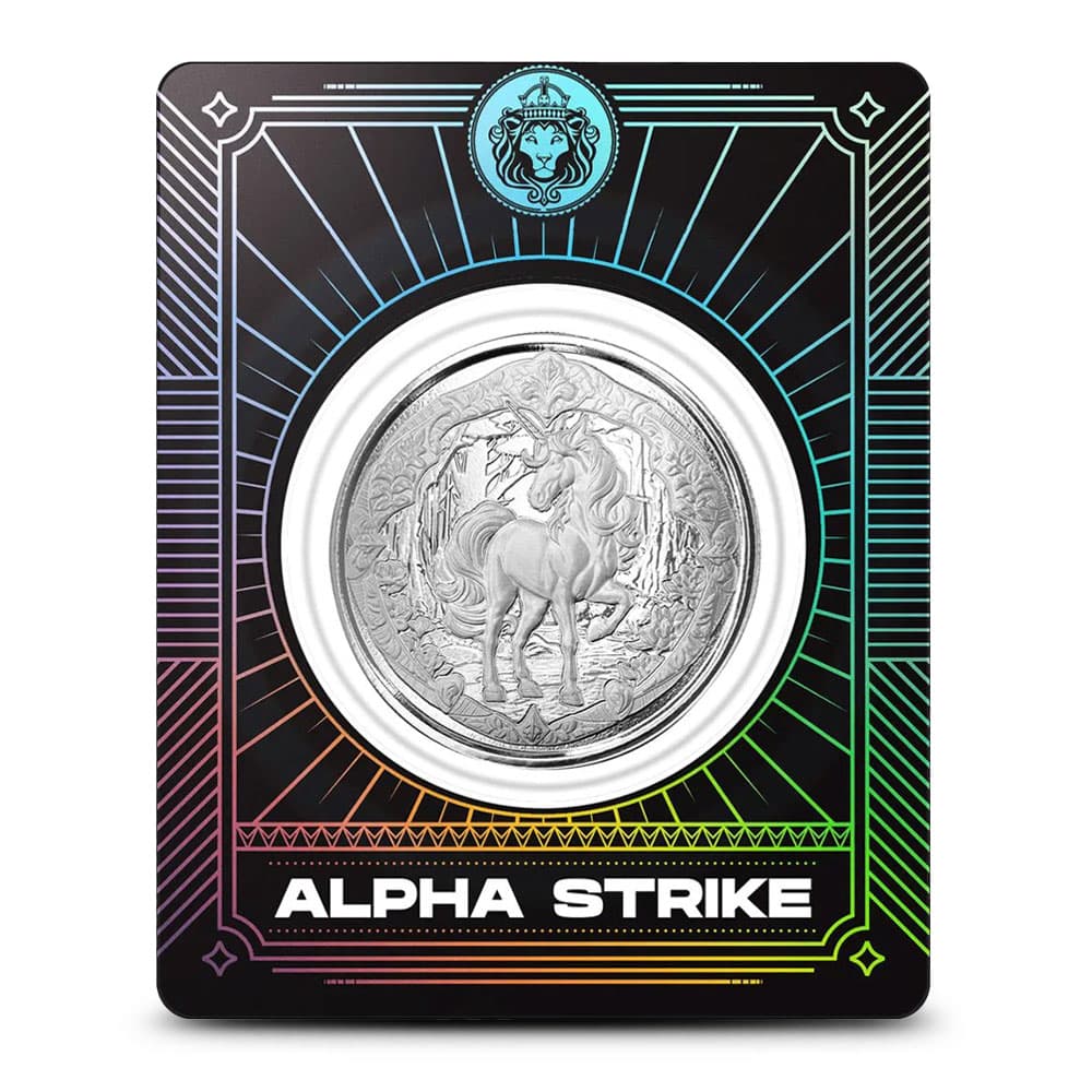 2024 1 oz Fiji Silver Unicorn Coin (Alpha Strike, BU)