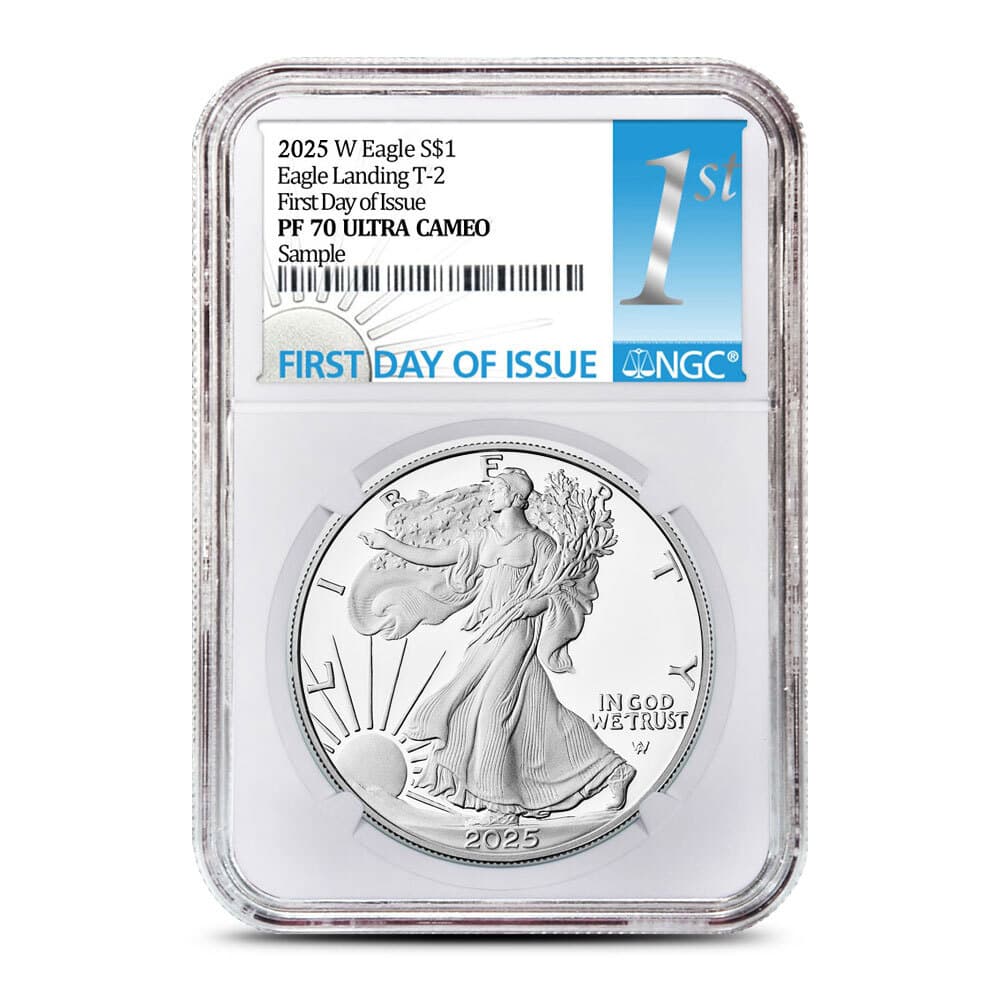 2025-W 1 oz Proof American Silver Eagle Coin NGC PF70 UCAM FDOI