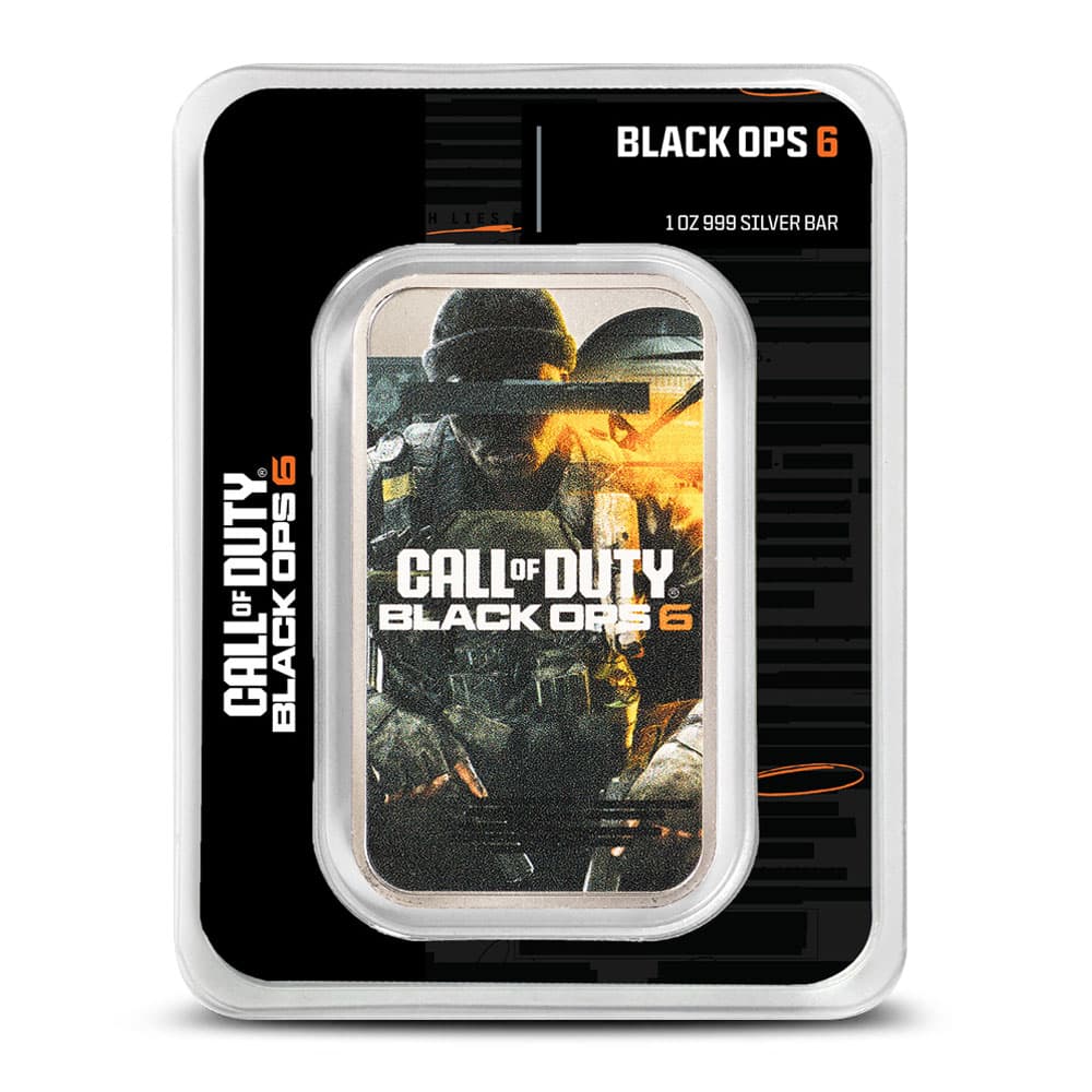 1 oz Colorized Call of Duty®: Black Ops 6® Silver Bar (New w/ Assay) - Jan 27, 2025