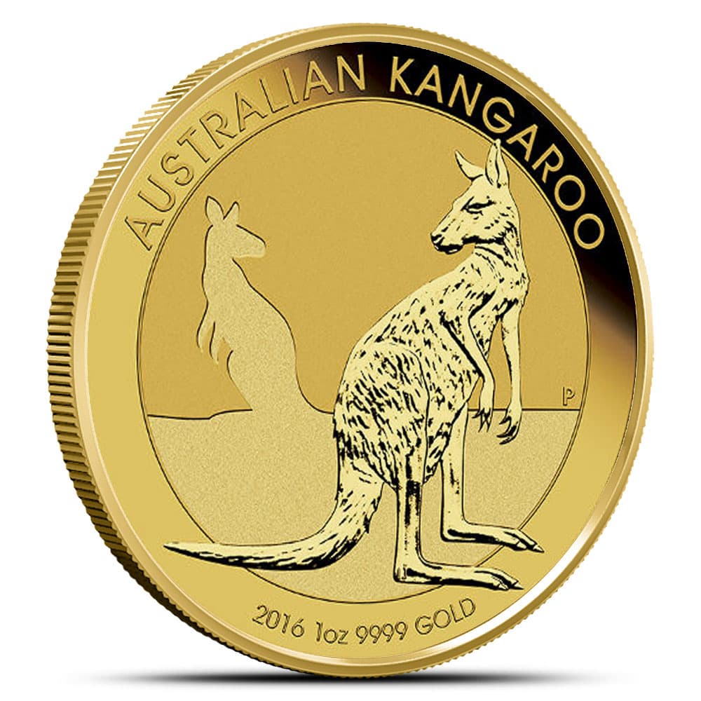 2016 Australia 1 oz Gold Kangaroo .9999 Fine Brilliant Uncirculated Bullion Coin