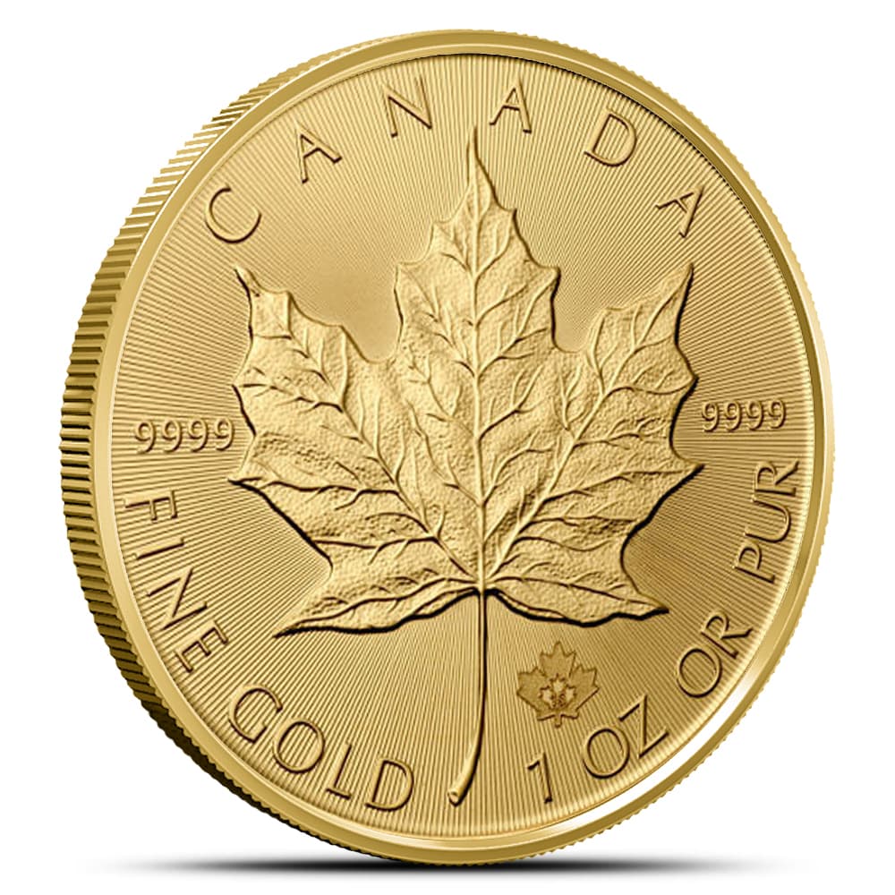 2016 1 oz Gold Canadian Maple Leaf Bullion Coin Brilliant Uncirculated .9999 Fine 24kt