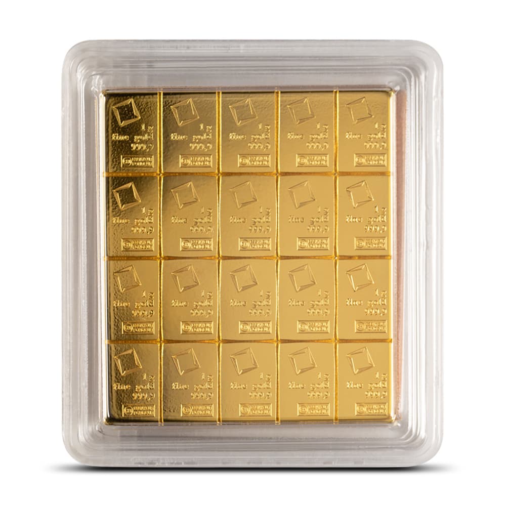 20 Gram Valcambi Gold CombiBar (20x1g w/ Assay)