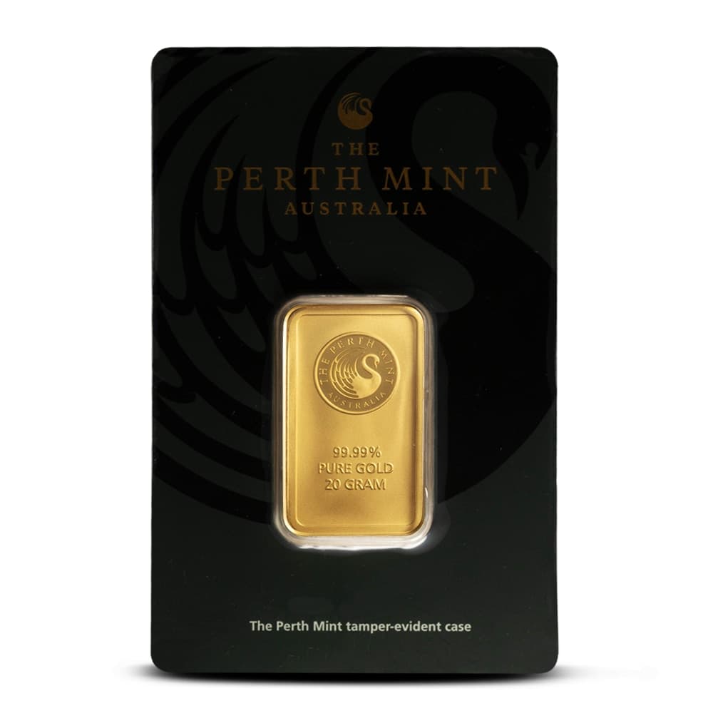 20 Gram Perth Mint Gold Bar (New w/ Assay)