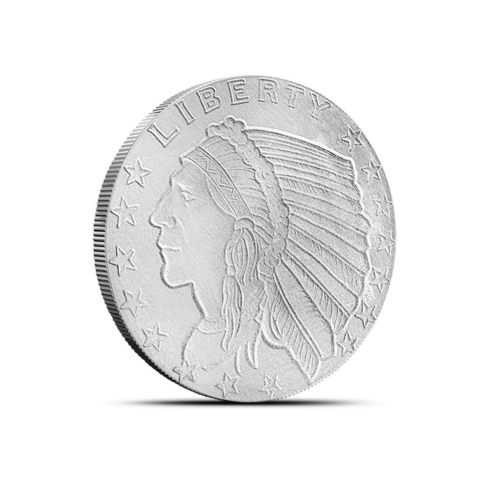 1/4 oz GSM Incuse Indian Silver Round (New)