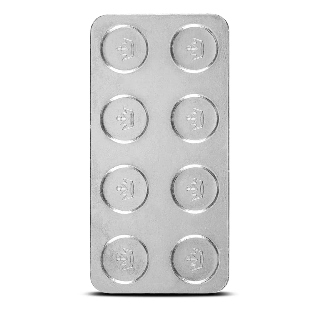 10 oz Monarch Building Block Silver Bar (New)