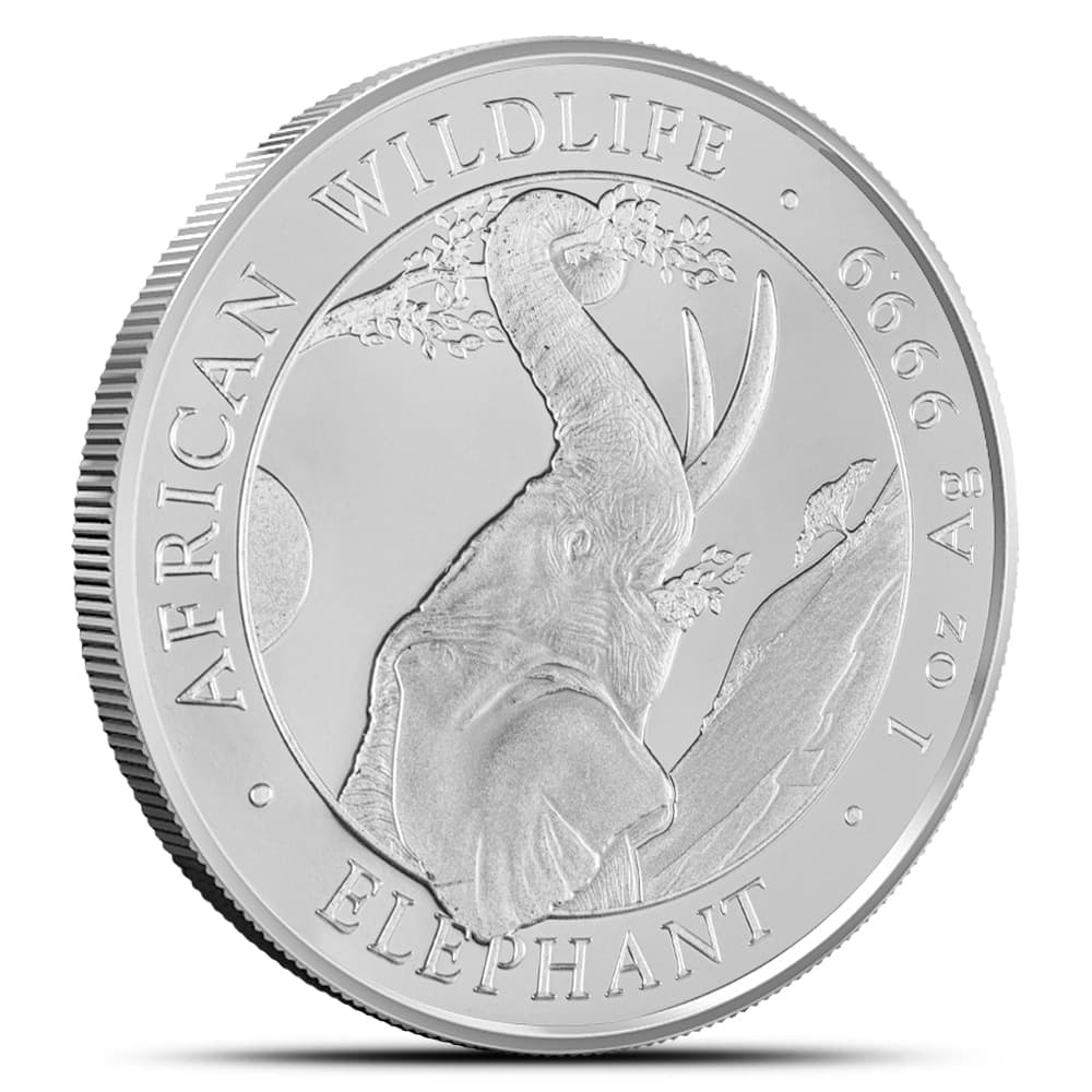 2023 1 oz Somalia Silver Elephant Coin (BU)