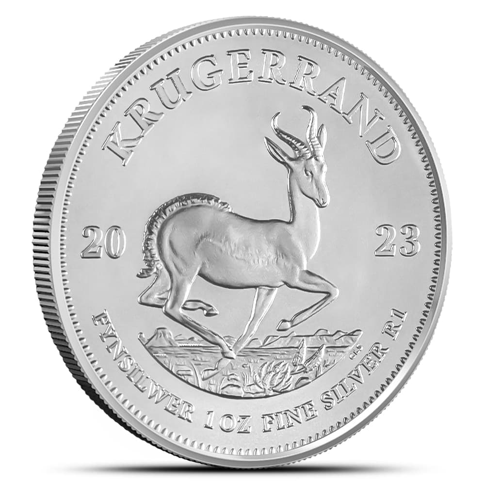 2023 1 oz South African Silver Krugerrand Coin (BU)