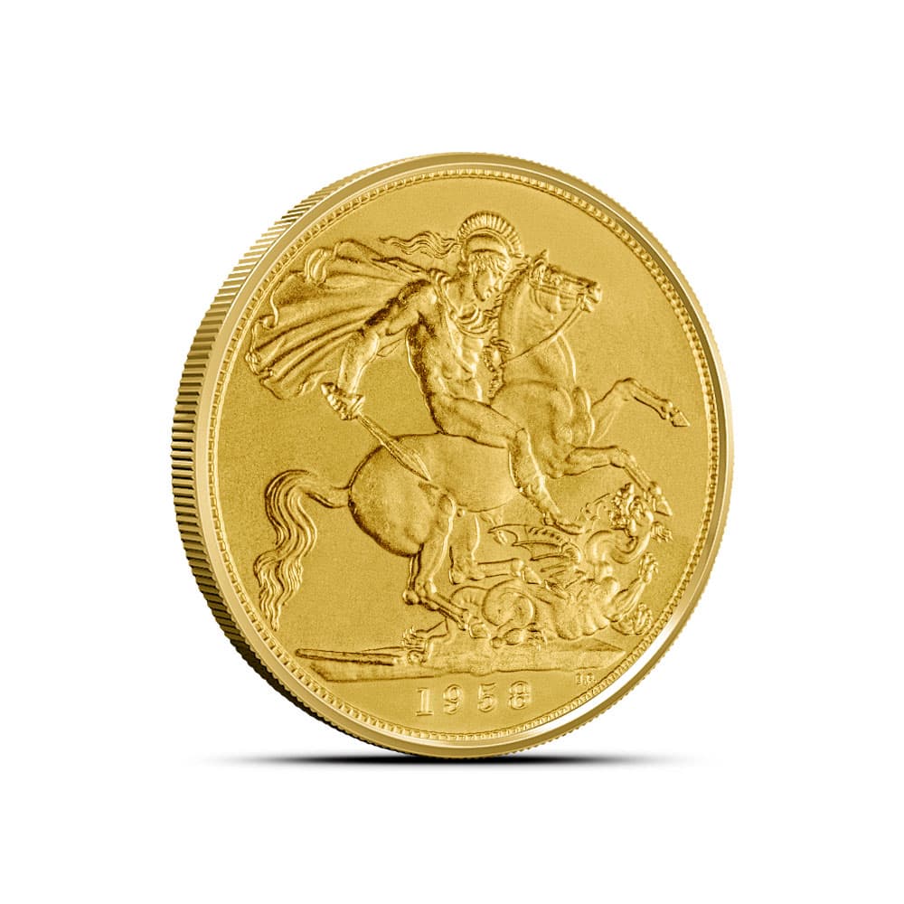 Great Britain Gold Sovereign Coin – Queen Elizabeth II (1957-1968, BU)