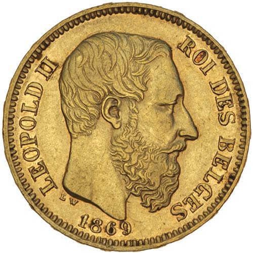 20 Francs Belgium Gold Coin (Circulated)