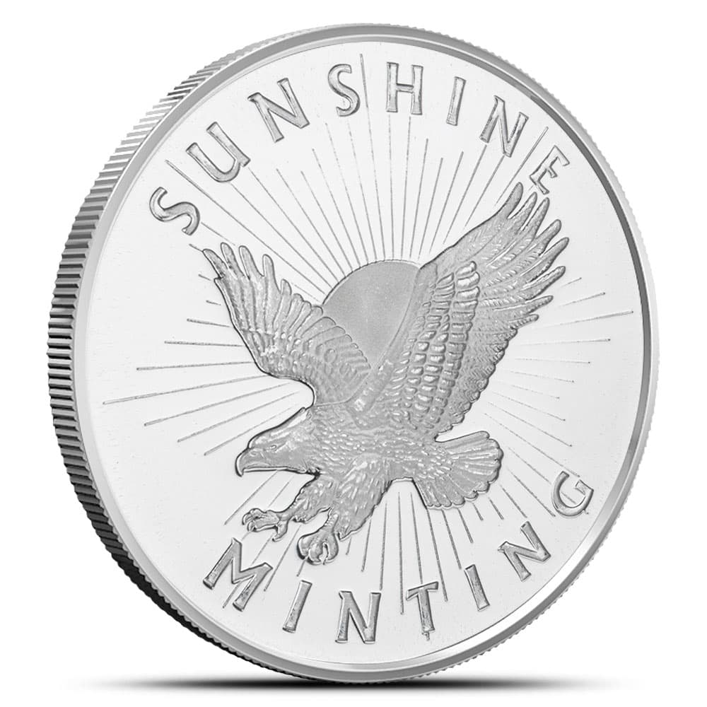 1/2 oz Sunshine Silver Round (New, MintMark SI)