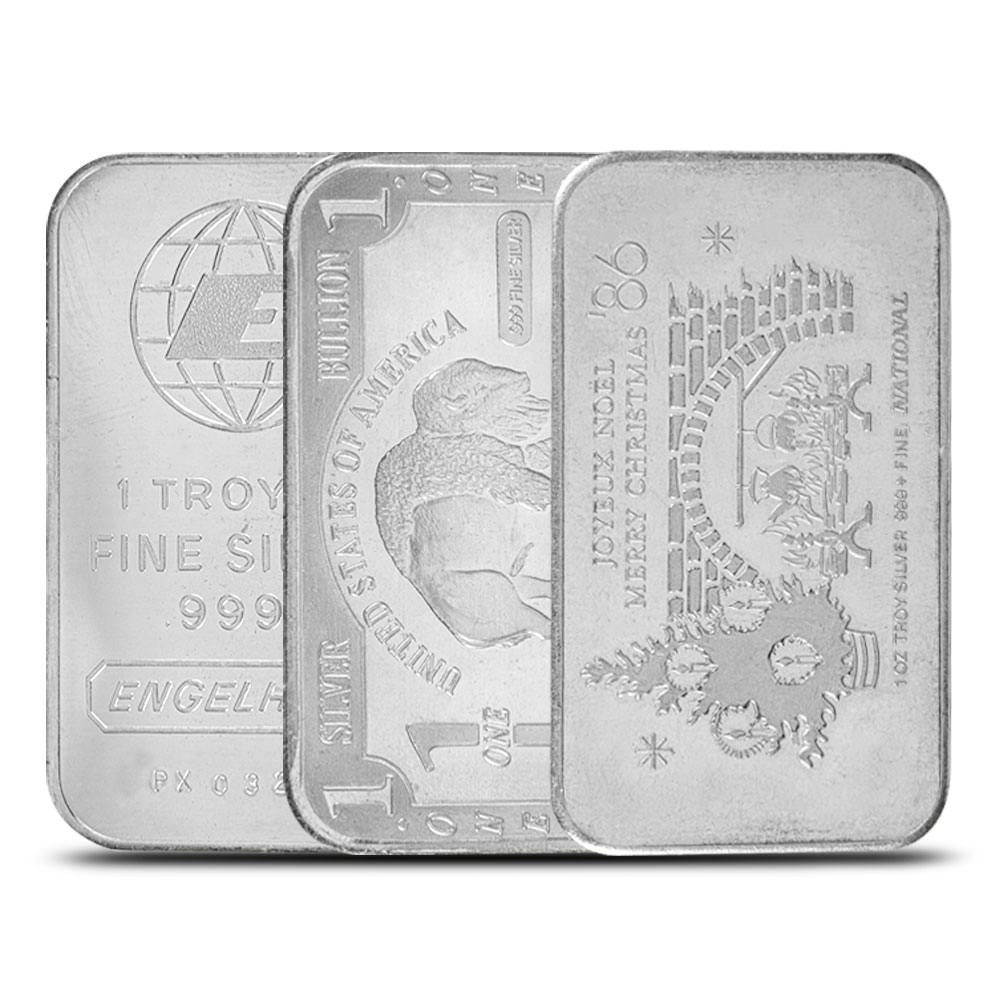 1 oz Silver Bar (Varied Condition, Any Mint) 5/31/2024