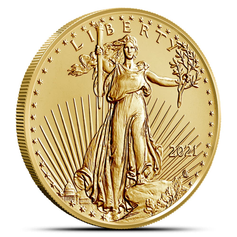 2021 1/2 oz American Gold Eagle Coin (Type 2)