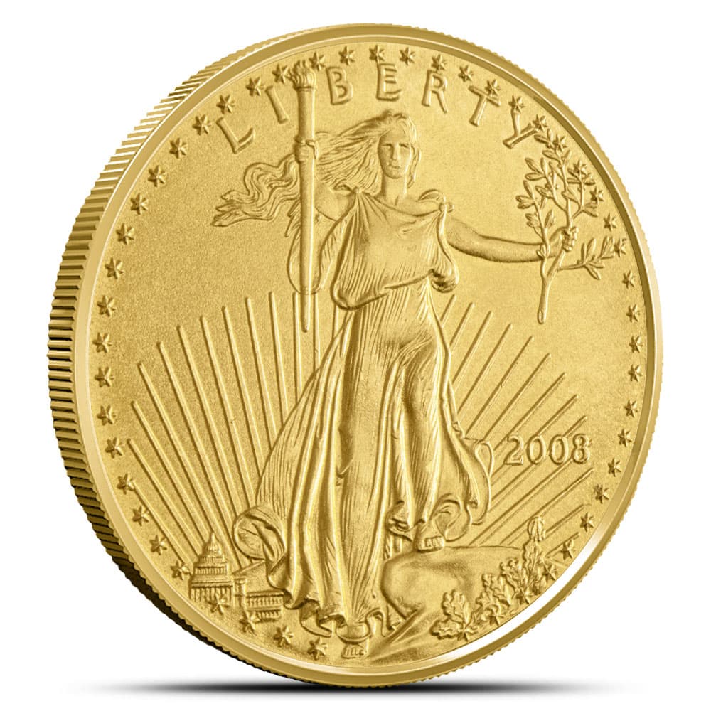 2008 1/10 oz American Gold Eagle Coin