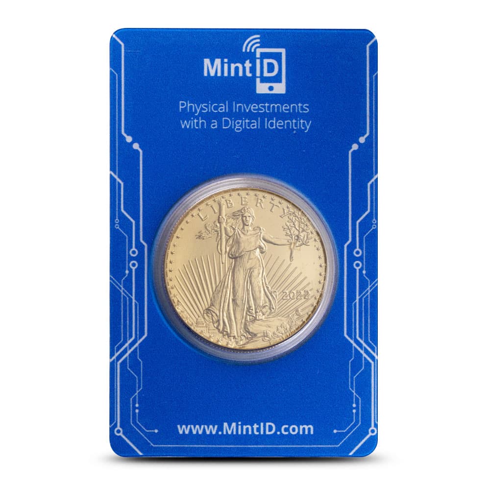 2022 American Eagle 1 oz Gold Coin MintID, AES-128 Encrypted